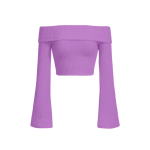 کراپ یقه قایقی - Image 8