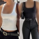 کراپ تاپ یقه خشتی - Image 2