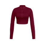 کراپ نیم زیپ آستین بلند - Image 10