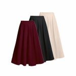 دامن پیلی دار بلند مازراتی