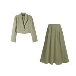 ست کراپ کت و دامن مازراتی - Image 4