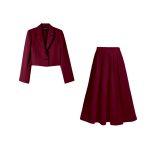 ست کراپ کت و دامن مازراتی