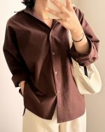 شومیز لینن صحرا - Image 6